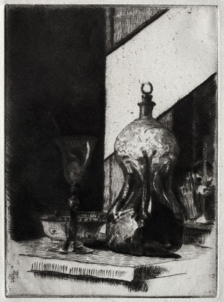 Dutch Schnapps, 1885-1893. Creator: J. Alden Weir (American, 1852-1919).