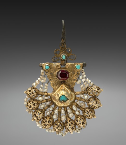 Earring, 1700s - 1800s. Creator: Unknown.