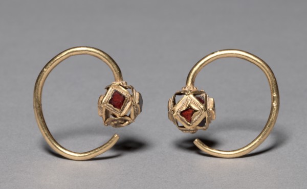Earrings (pair), 400s. Creator: Unknown.