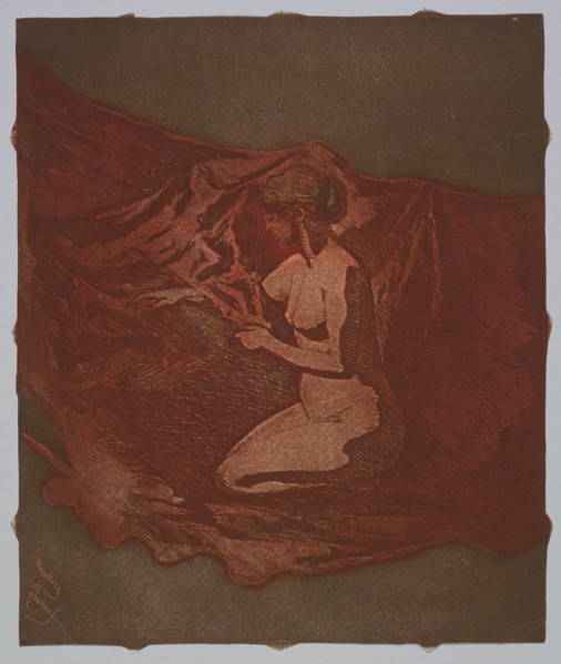 Embers Glow, 1890-1897. Creator: Theodore Roussel (French, 1847-1926).