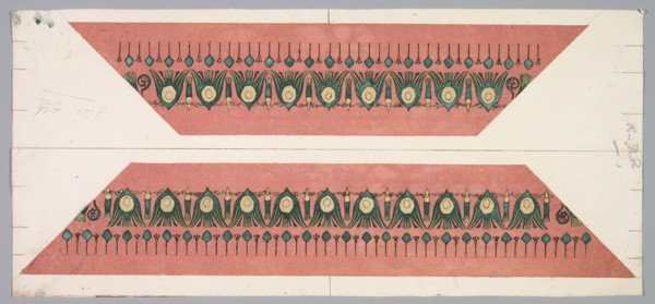 Embers Glow: Lotus Pattern Frame, 1890-1897. Creator: Theodore Roussel (French, 1847-1926).