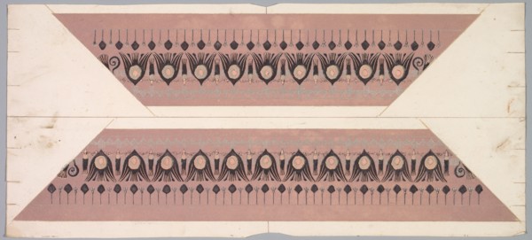 Embers Glow: Lotus Pattern Frame, 1890-1897. Creator: Theodore Roussel (French, 1847-1926).