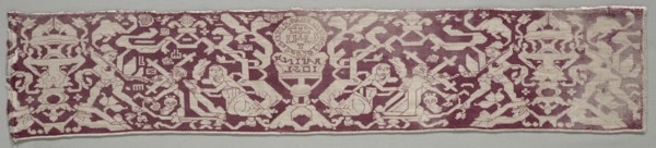 Embroidered Border, 1500s-1600s. Creator: Unknown.