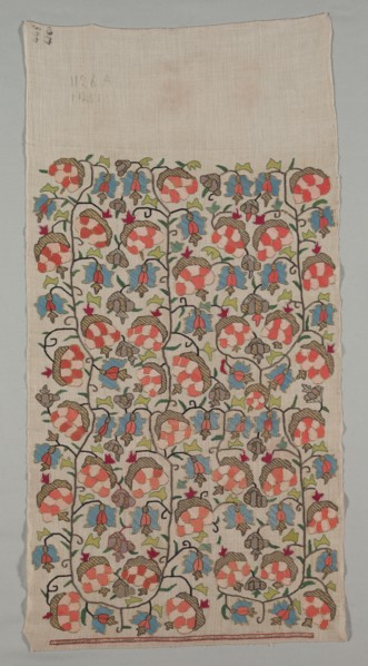Embroidered Cover, 19th century. Creator: Unknown.