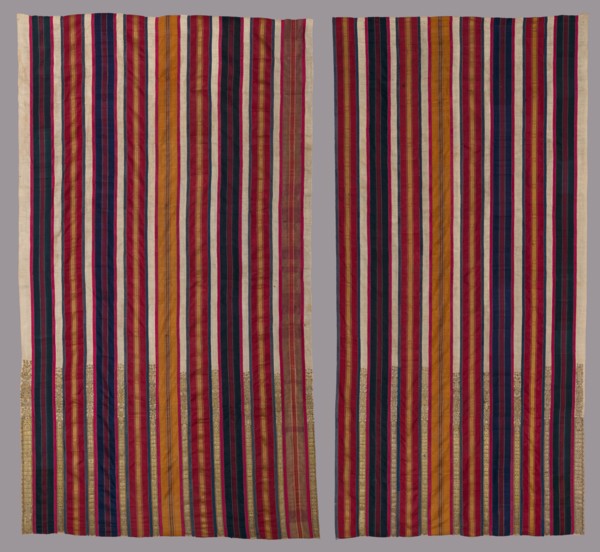 Embroidered Curtain, 17th-18th century. Creator: Unknown.