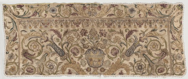 Embroidered Panel or Altar Front, 1600s. Creator: Unknown.