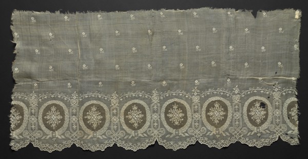Embroidered Square, 19th century. Creator: Unknown.