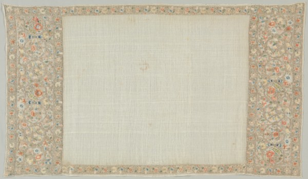 Embroidered Towel (Peshkir), 18th-19th century. Creator: Unknown.