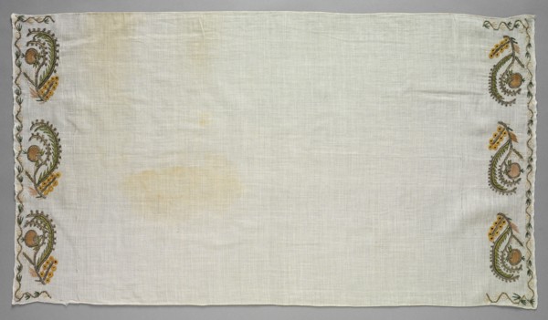 Embroidered Towel (Peshkir), 19th century. Creator: Unknown.