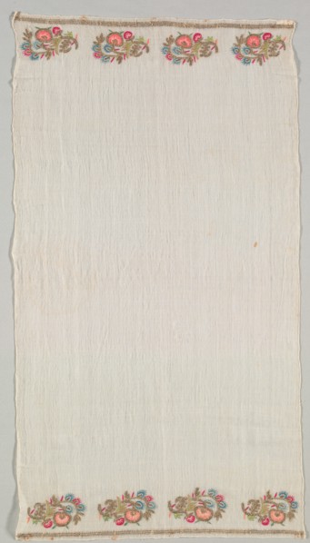 Embroidered Towel (Peshkir), 19th century. Creator: Unknown.