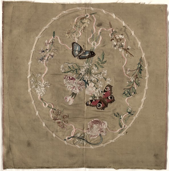 Embroidery for Fire Screen, early 1800s. Creator: Unknown.