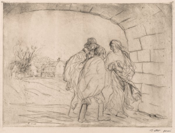 Encounter Under the Vault. Creator: Jean Louis Forain (French, 1852-1931).