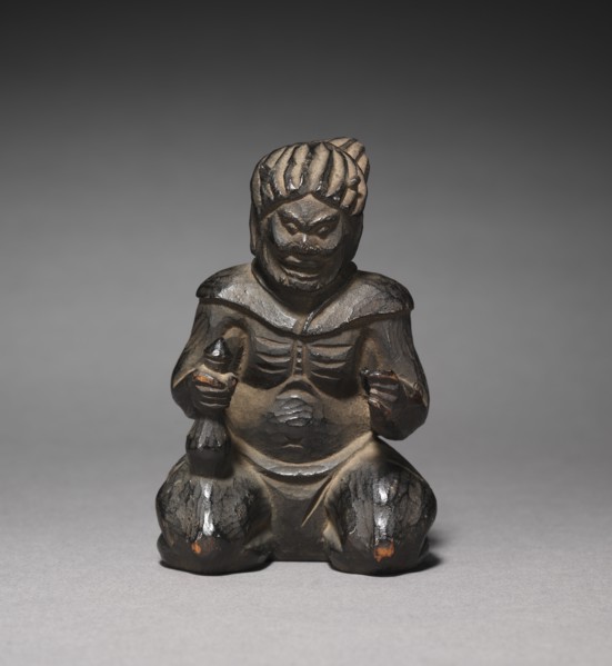 Enno Gyoja and Two Attendants (Koki), 1615-1868. Creator: Unknown.