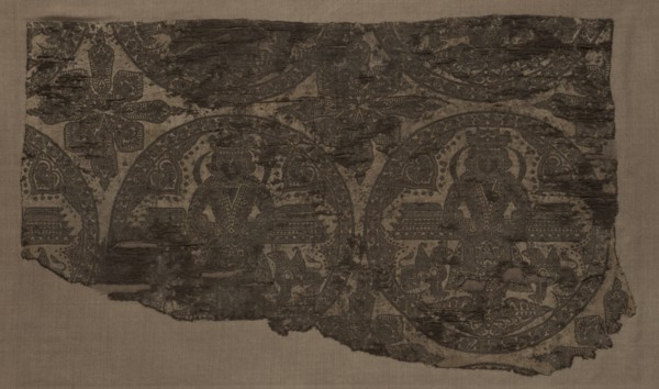 Enthroned King Flanked by Griffins, 800s ?. Creator: Unknown.