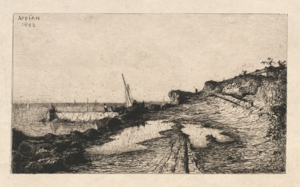 Environs of Carqueronne (Environs de Carqueronne), 1882. Creator: Adolphe Appian (French, 1818-1898).