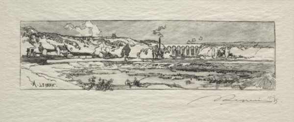 Etang dIssy les Moulineaux. Creator: Auguste Louis Lepère (French, 1849-1918).