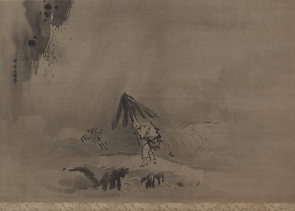 Evening Shower, 17th century. Creator: Kano Tan?y? (Japanese, 1602-1674).