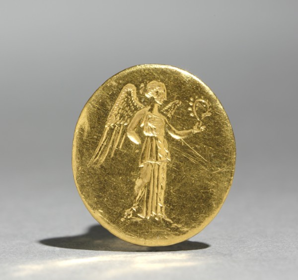 Finger Ring with Figure of Nike, 300s BC. Creator: Unknown.