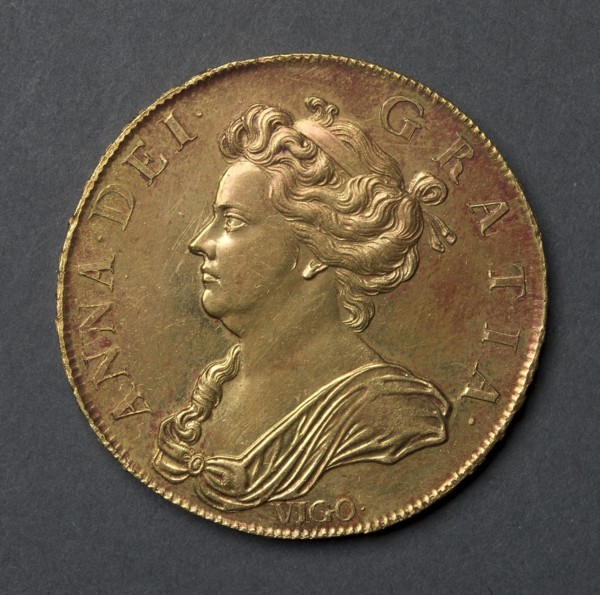 Five Guineas (obverse), 1703. Creator: Unknown.