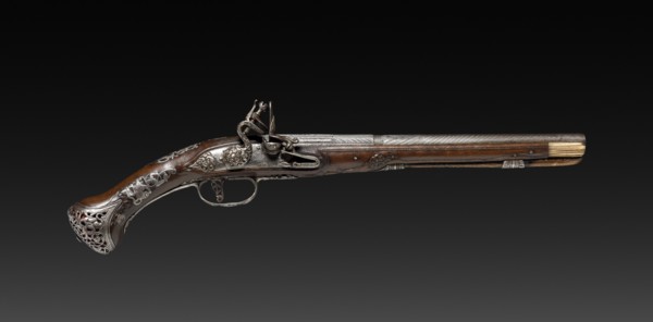 Flintlock Pistol, 1788. Creator: Unknown.