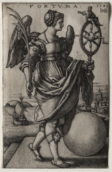 Fortune, 1541. Creator: Hans Sebald Beham (German, 1500-1550).