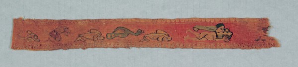 Fragment from a Child's Tunic: Clavus II, 600s - 700s. Creator: Unknown.