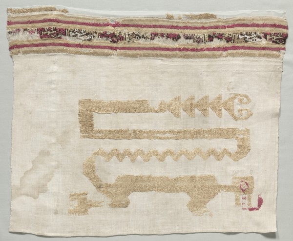 Fragment from a Mantle, c. 1100-1400. Creator: Unknown.