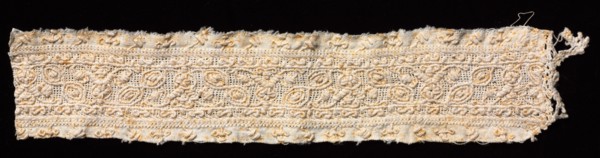 Fragment of a Band with Abstract Pattern, 1500s. Creator: Unknown.