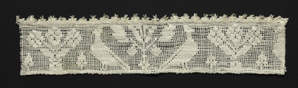 Fragment of a Band with Birds and Trees, 16th century. Creator: Unknown.