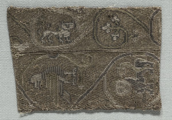 Fragment of a Galloon, 11th-12th century. Creator: Unknown.