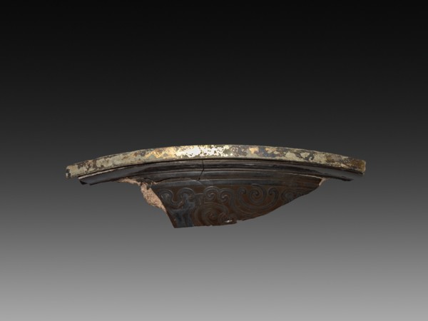 Fragment of a Lacquer Tray, 9-24. Creator: Unknown.