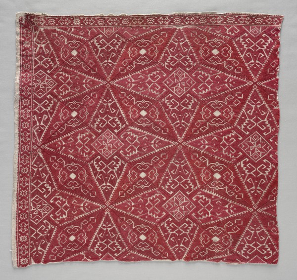 Fragment of a Pillow Cover, 1600s - 1700s. Creator: Unknown.