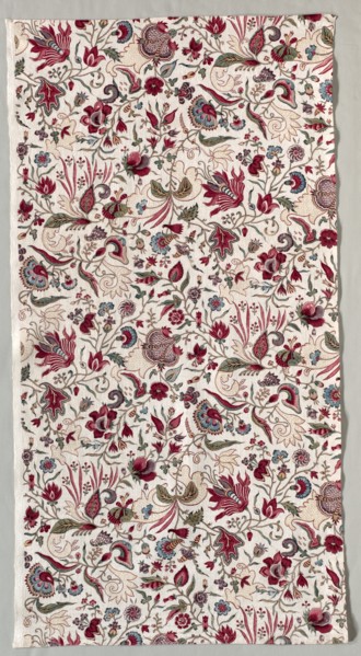 Fragment of a Quilted Skirt, c. 1785. Creator: Unknown.