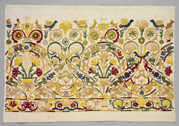 Fragment of a Skirt Border, 1700s - 1800s. Creator: Unknown.