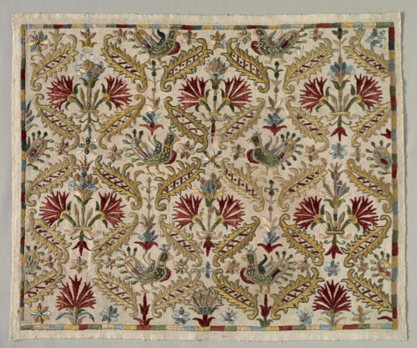 Fragment of a Skirt Border, 1700s. Creator: Unknown.