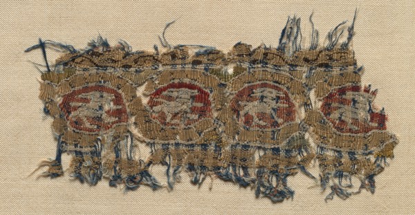 Fragment of a Tiraz-Style Textile, 1081 - 1101. Creator: Unknown.