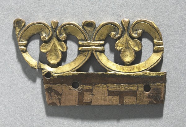 Fragment of an Ornamental Crest from a Reliquary Shrine, c. 1165-1180. Creator: Unknown.