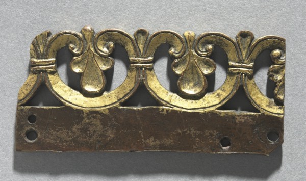 Fragment of an Ornamental Crest from a Reliquary Shrine, c. 1165-1180. Creator: Unknown.