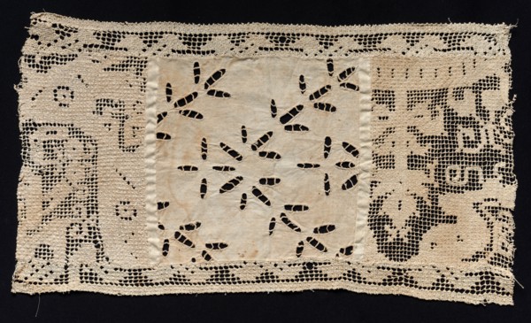 Fragment of Band with Vegetal Motifs, 17th century. Creator: Unknown.