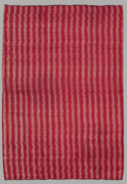 Fragment of Striped Panel, 1800s - early 1900s. Creator: Unknown.