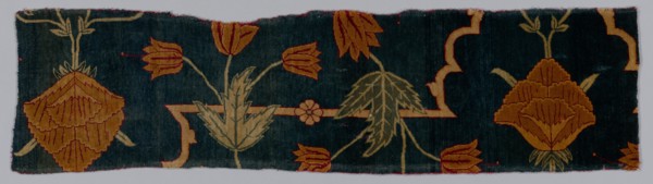 Fragments of a Carpet, 1600-1650. Creator: Imperial Manufactory (Indian).