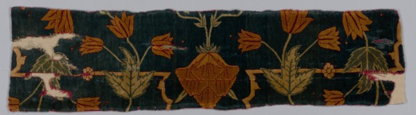 Fragments of a Carpet, 1600-1650. Creator: Imperial Manufactory (Indian).