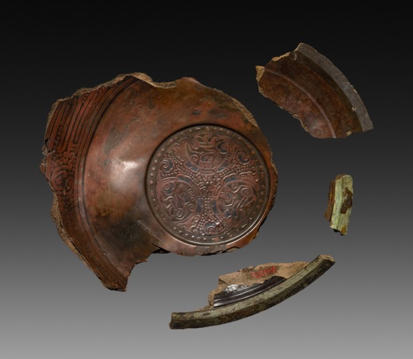 Fragments of a Lacquer Tray, 9 AD. Creator: Unknown.