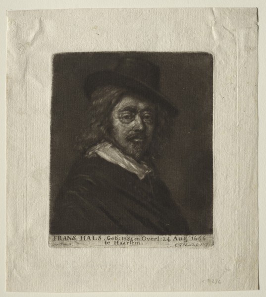 Frans Hals, 1761. Creator: Cornelis van Noorde (Dutch, 1731-1795).
