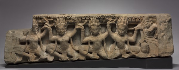 Frieze with Apsaras, late 1100s. Creator: Unknown.