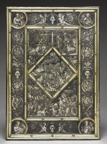 Front Cover for a Gospel Book of French Cardinal Jean La Balou (1421-1491), c. 1467-1468. Creator: Unknown.