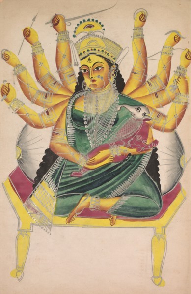 Ganesha-Janani (Mother of Ganesh), 1800s. Creator: Unknown.
