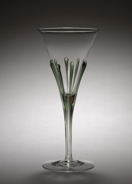 Goblet, c. 1900. Creator: Harry Powell (British, 1835-1922); Whitefriars Glasshouse (British).