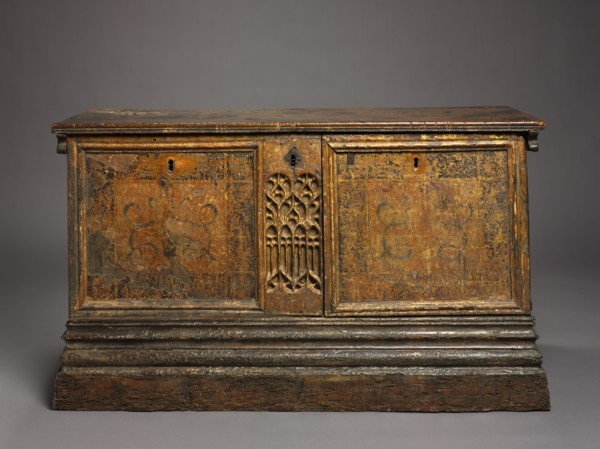 Gothic Marriage Chest, c. 1500. Creator: Unknown.