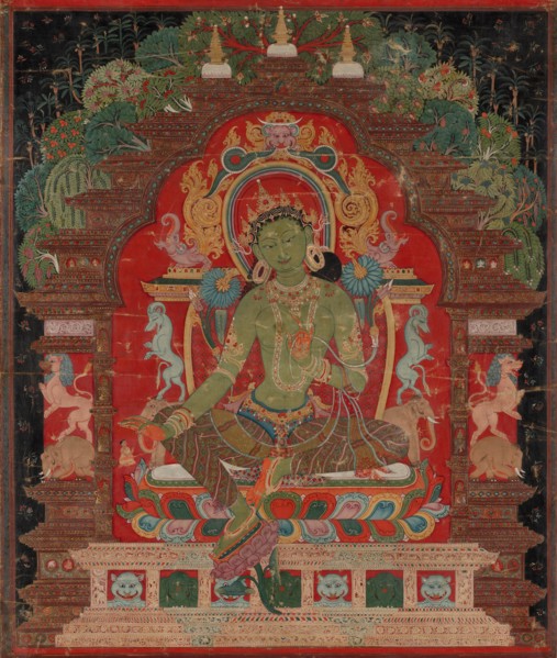 Green Tara, c. 1260s. Creator: Unknown.